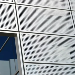 Perforated steel